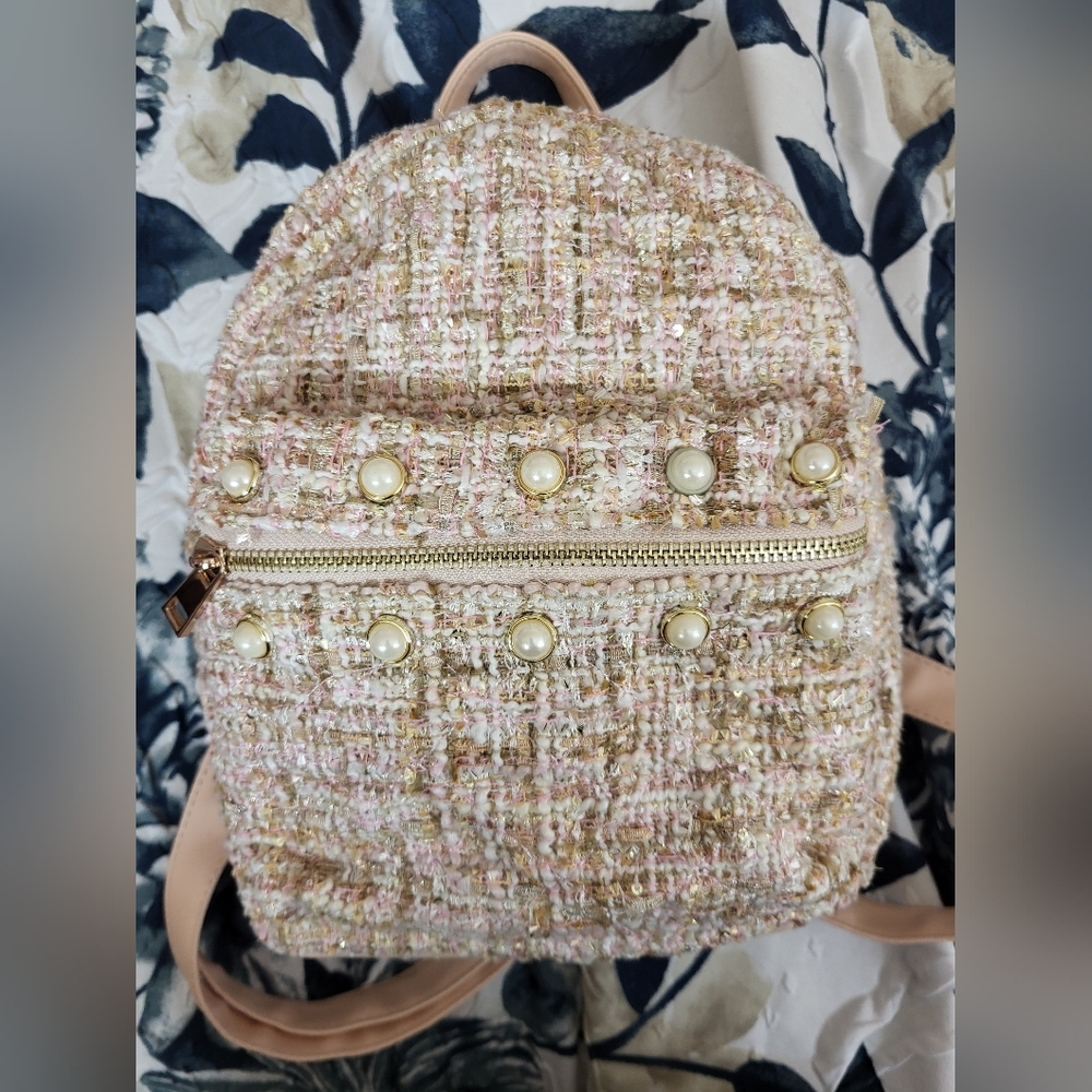 NWOT Midi Tweed Medium backpack - Picture 4 of 6